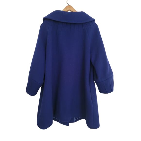 Charles Nolan Cobalt Swing Coat - Size Small - Picture 3 of 8